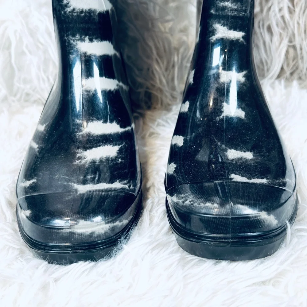 Nicole Miller New York Rain Boots sz 8